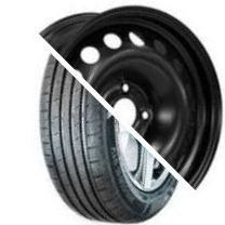 Шина с диском в сборе Massimo OTTIMA PLUS 185/65 R15 88H + Trebl X40923 P (new D5) Black 4*100 6xR15 ET46 DIA54.1 (без упаковки)