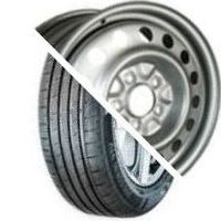 Шина с диском в сборе Massimo OTTIMA PLUS 185/65 R15 88H + Trebl X40014 Silver 4*100 6xR15 ET36 DIA60.1